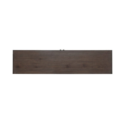 River Place - 75" Entertainment Console - White - Hornell Furniture Outlet