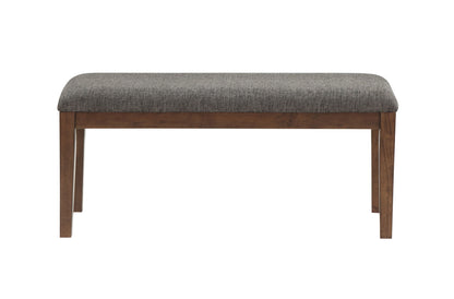 Quinn - Bench - Dark Brown - Hornell Furniture Outlet