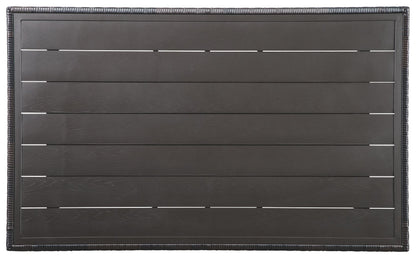 Easy Isle - Dark Brown / Beige - RECT Multi - Use Table - Hornell Furniture Outlet