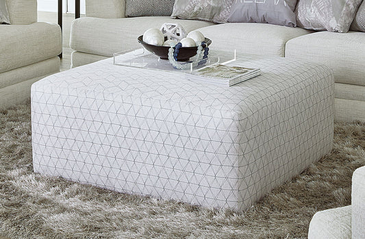 Zeller - Cocktail Ottoman - Spa - Hornell Furniture Outlet