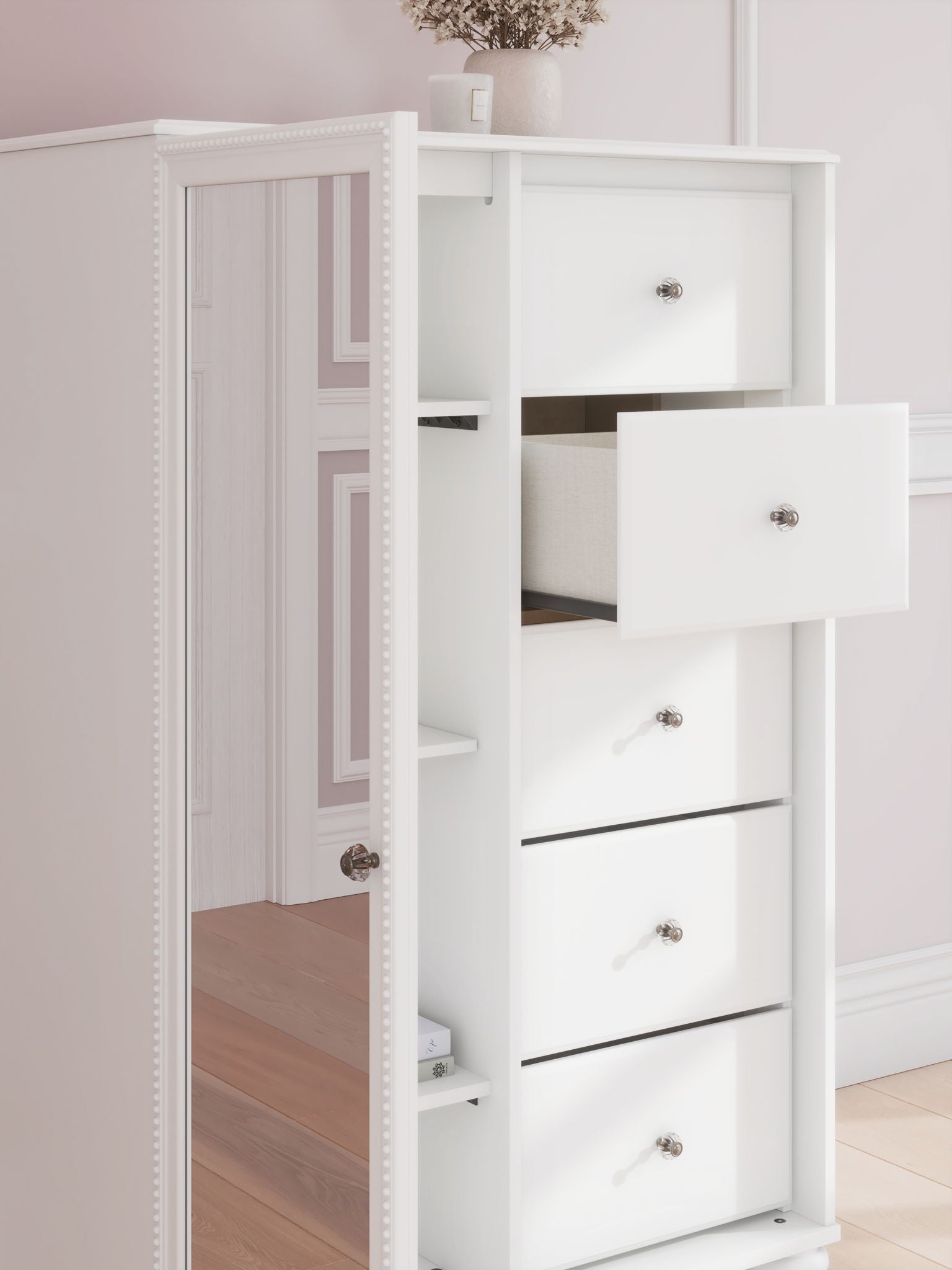 Kozlani - Dressing Chest - White - Hornell Furniture Outlet