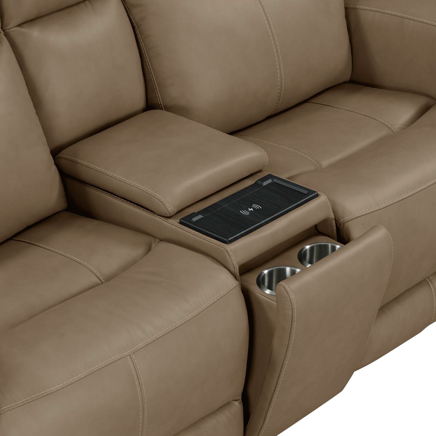 Camden - Loveseat With Console P3 & ZW - Hornell Furniture Outlet