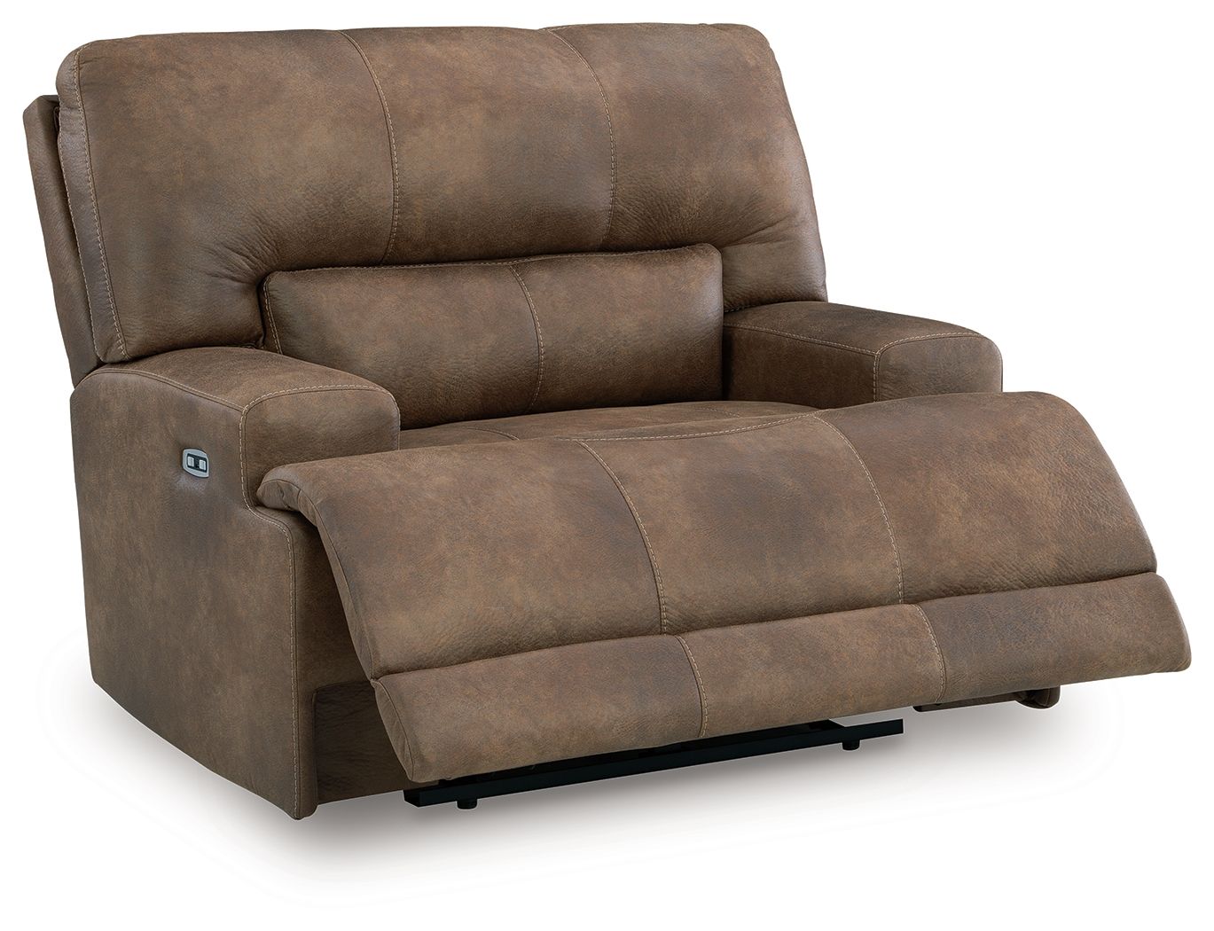 Beckley Place - Earth - Power Recliner With Adjustable Headrest - Hornell Furniture Outlet