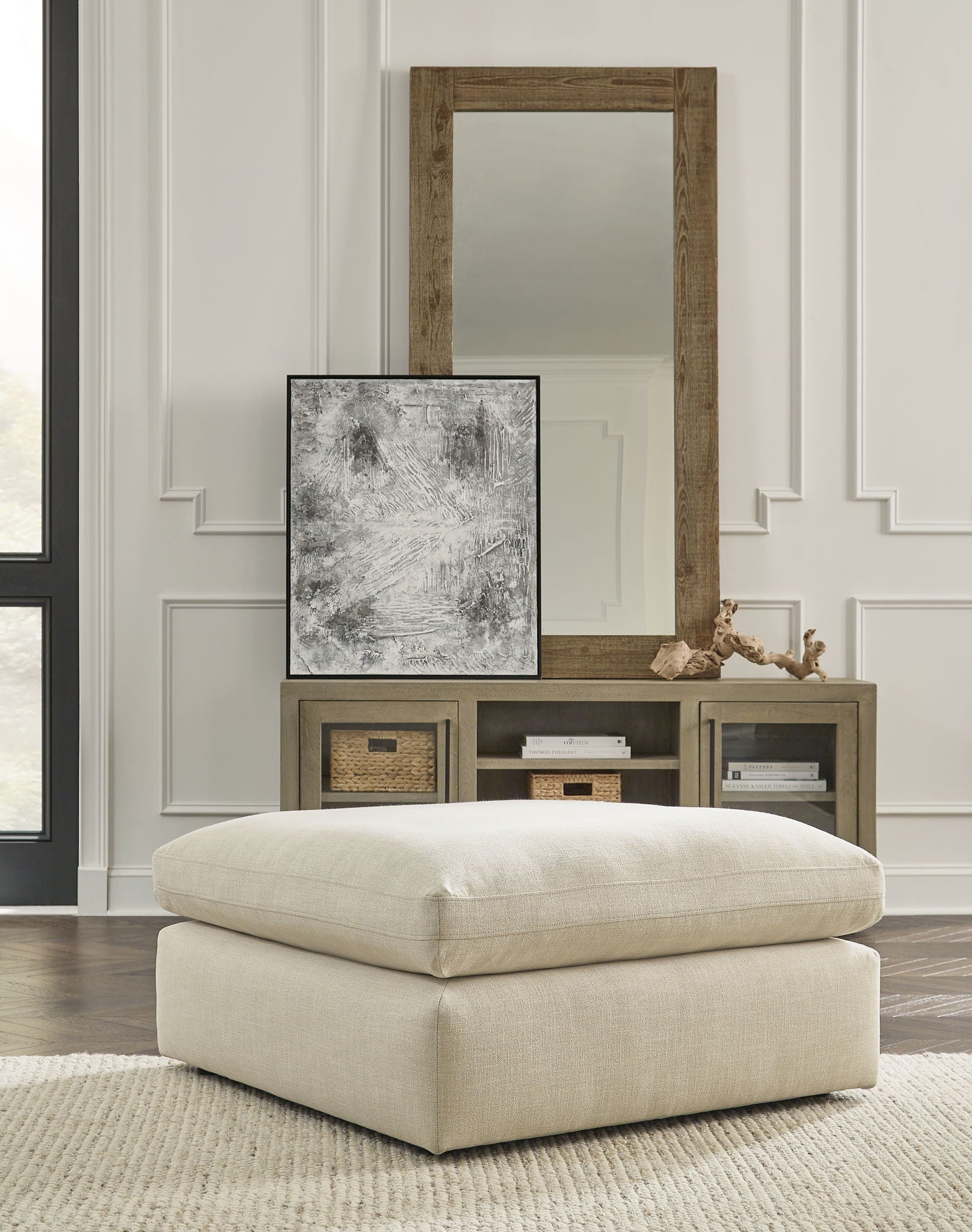 Elyza - Oversized Ottoman - Hornell Furniture Outlet