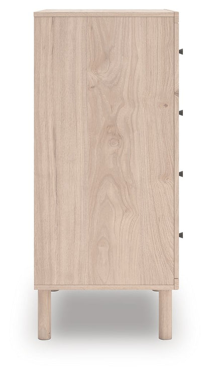 Arloster - Tan - Four Drawer Chest - Hornell Furniture Outlet
