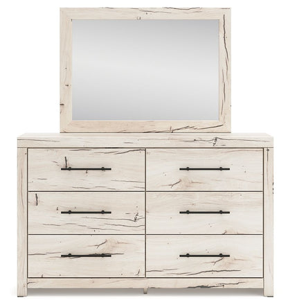 Lawroy - Light Natural - Dresser And Mirror - Hornell Furniture Outlet