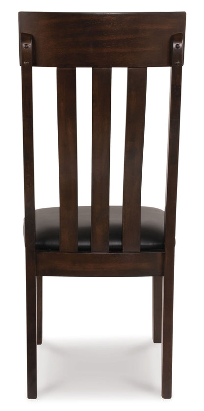 Haddigan - Dining UPH Side Chair (Set of 2) - Dark Brown - Hornell Furniture Outlet