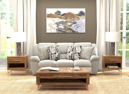 Trifecta - Sofa With 3 Recliners and Drop Down Table - Hornell Furniture Outlet