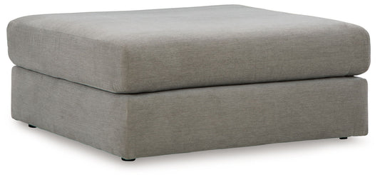 Avaliyah - Ash - Oversized Accent Ottoman - Hornell Furniture Outlet