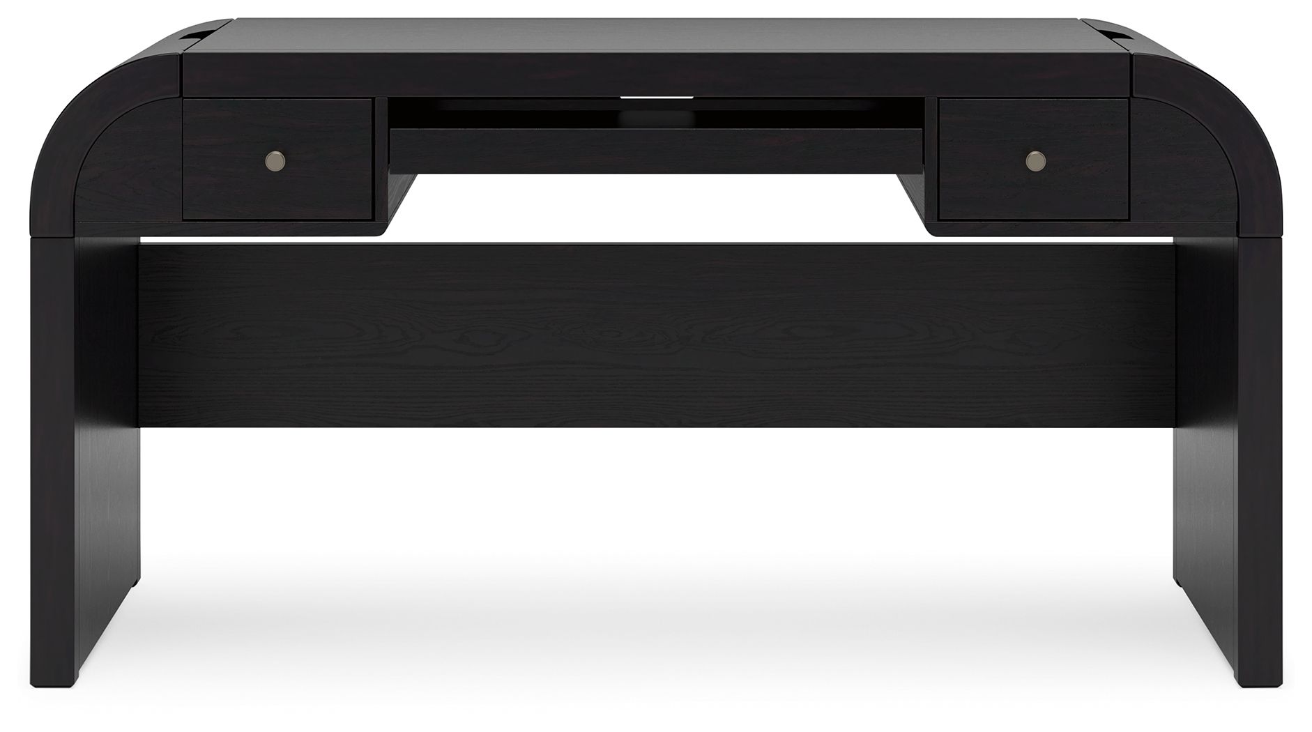 Rowanbeck - Black - Home Office Desk - Hornell Furniture Outlet