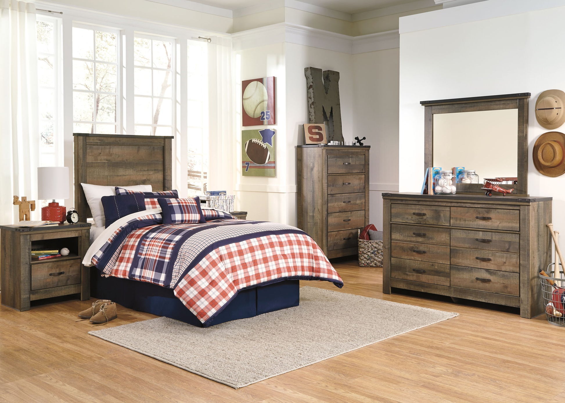 Trinell - Youth Panel Headboard - Hornell Furniture Outlet