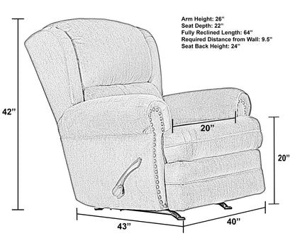 Singletary - Rocker Recliner - Hornell Furniture Outlet