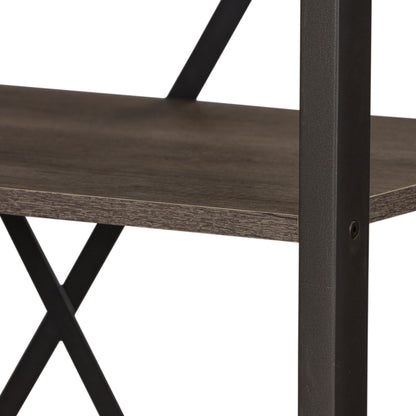 Tanners Creek - 2 Piece Home Office Set (Desk And Bookcase) - Dark Gray - Hornell Furniture Outlet