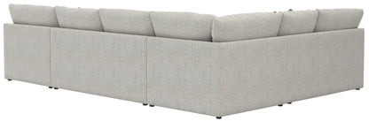 Tori - Sectional With Comfort Coil Seating, Cocktail Ottoman And Accent Pillows Included - Hornell Furniture Outlet
