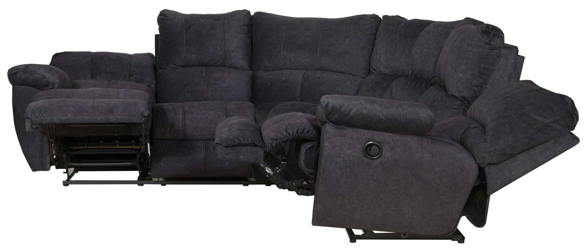 Shane - 2 Piece Reclining Sectional - Hornell Furniture Outlet