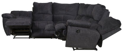 Shane - 2 Piece Reclining Sectional - Hornell Furniture Outlet
