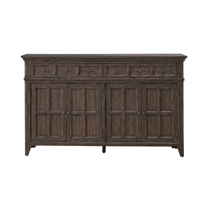 Paradise Valley - Buffet - Dark Brown - Hornell Furniture Outlet