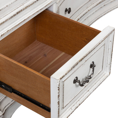 Magnolia Manor - 9 Drawer Dresser - White - Hornell Furniture Outlet