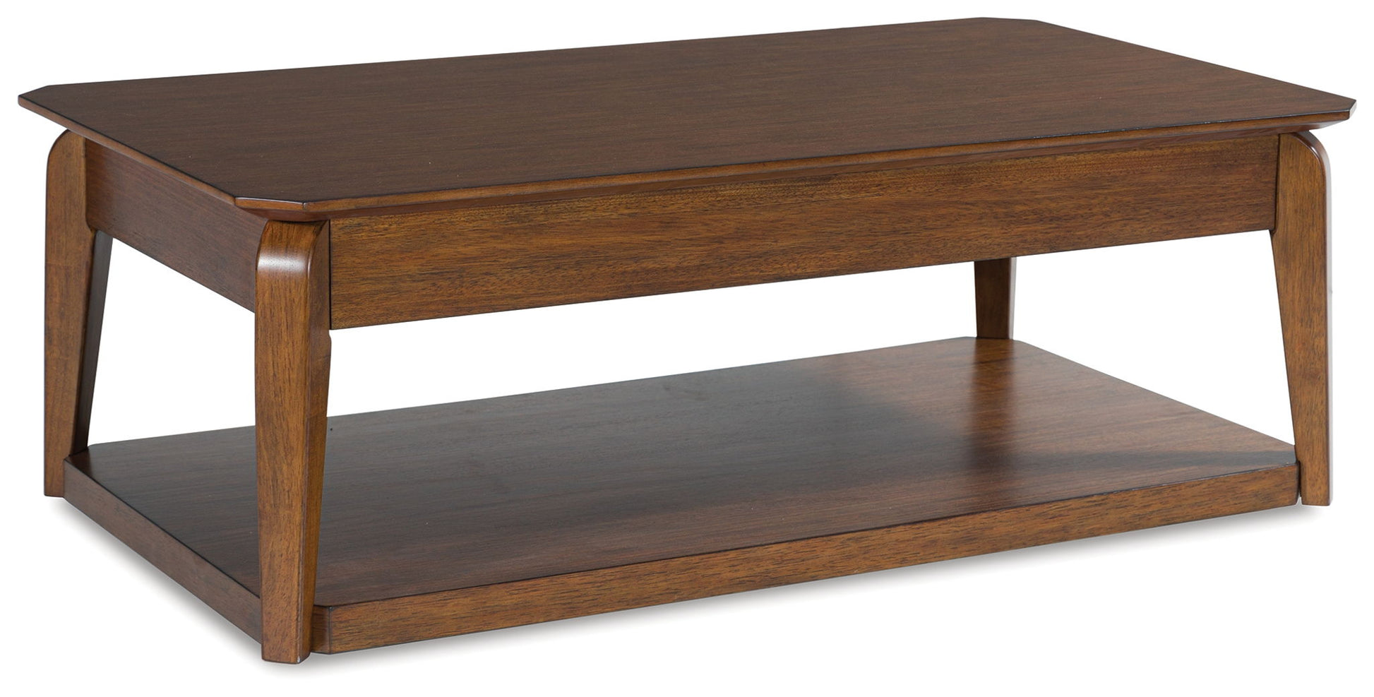 Trenmour - Medium Brown - Rectangular Cocktail Table - Hornell Furniture Outlet