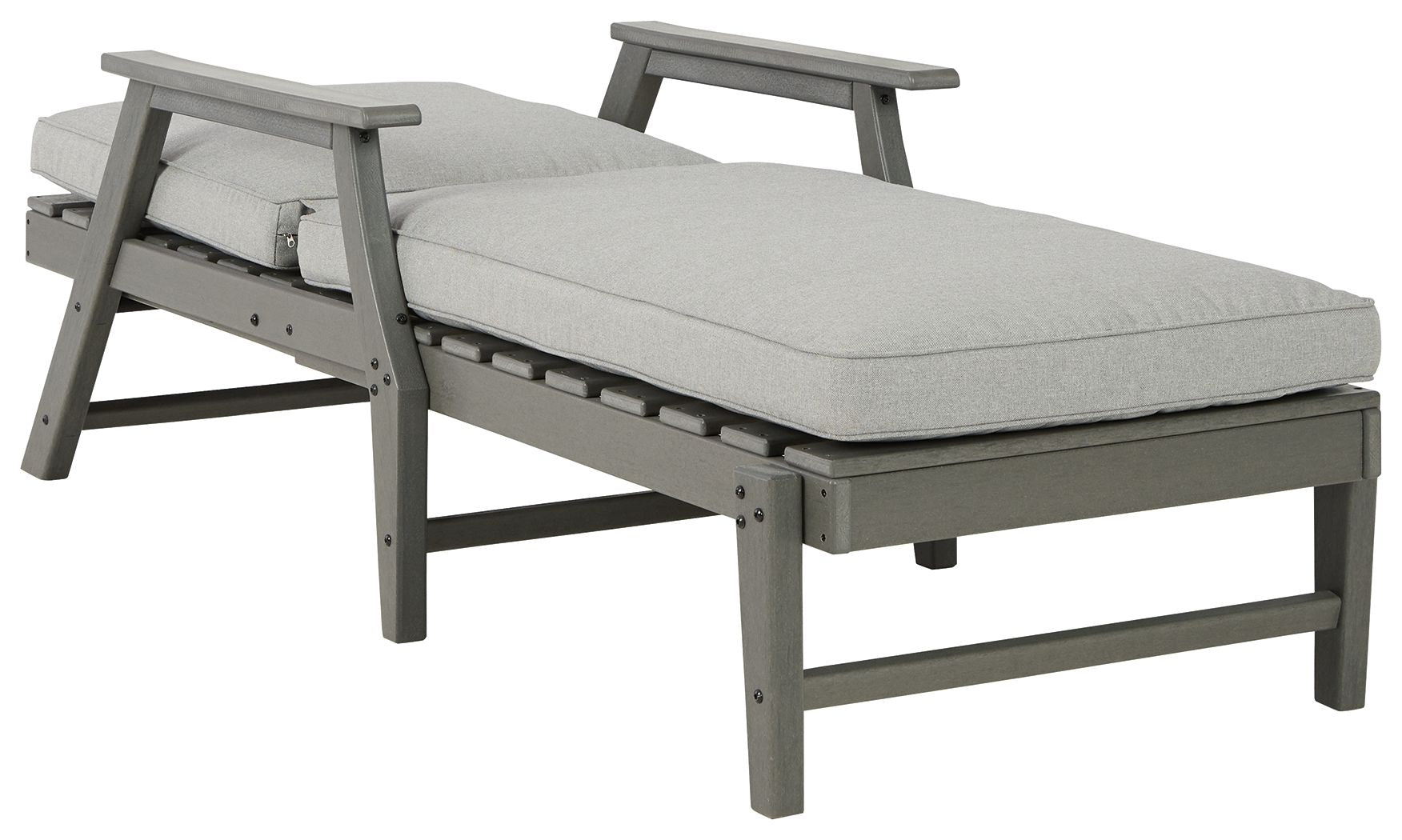 Visola - Gray - Chaise Lounge with Cushion - Hornell Furniture Outlet