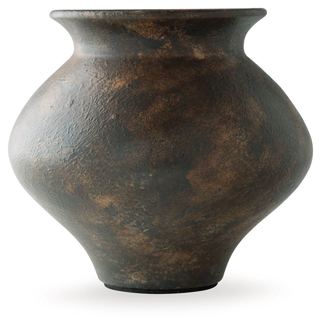 Laddlow - Vase - Antique Brown - Hornell Furniture Outlet
