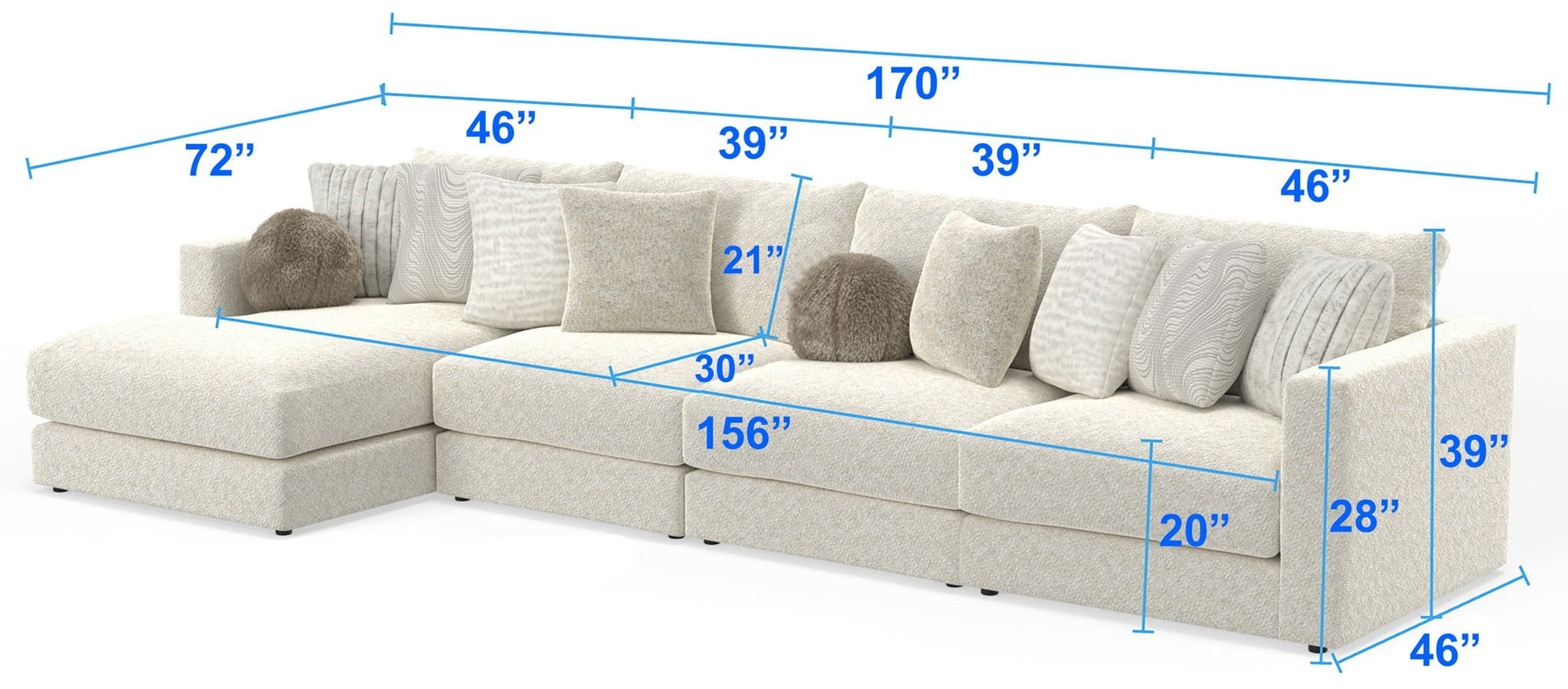 Ritzy - Modular Sofa - Hornell Furniture Outlet