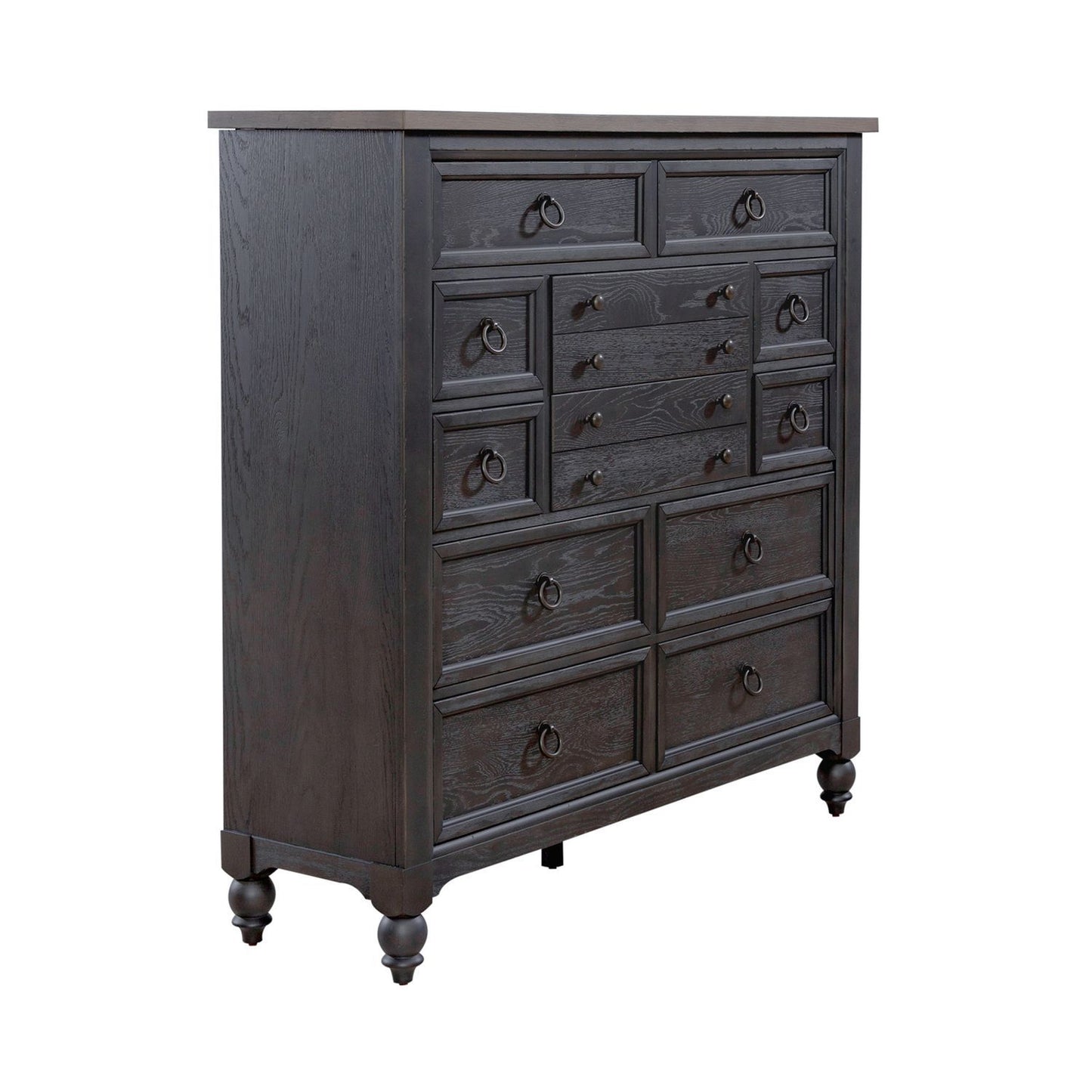 Americana Farmhouse - 12 Drawer Chesser - Hornell Furniture Outlet