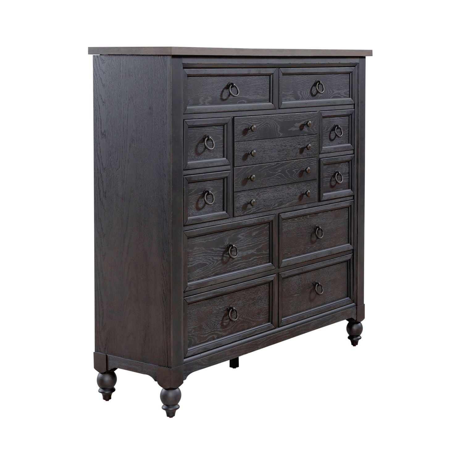 Americana Farmhouse - 12 Drawer Chesser - Hornell Furniture Outlet