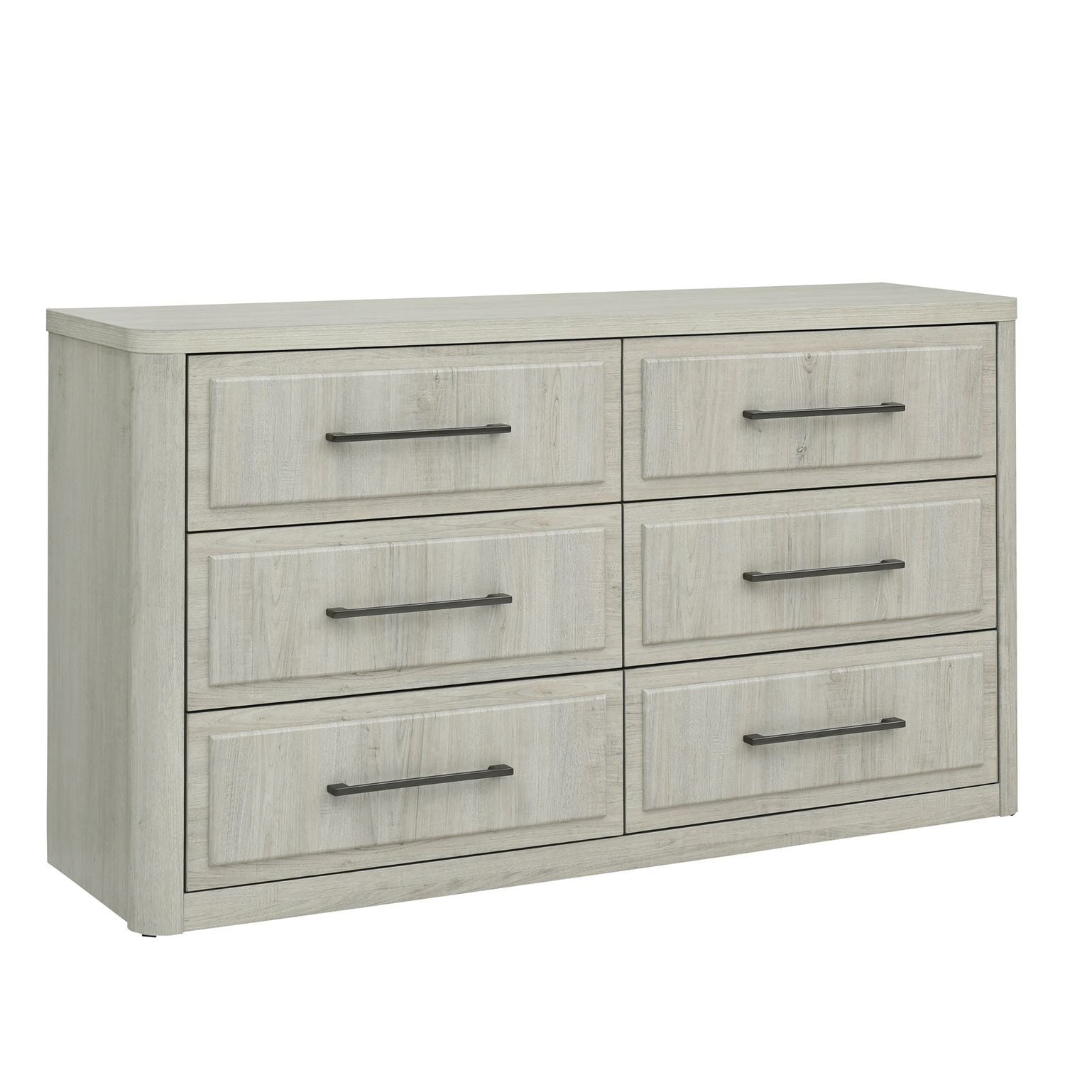 Modern Play - 6 Drawer Dresser - White - Hornell Furniture Outlet