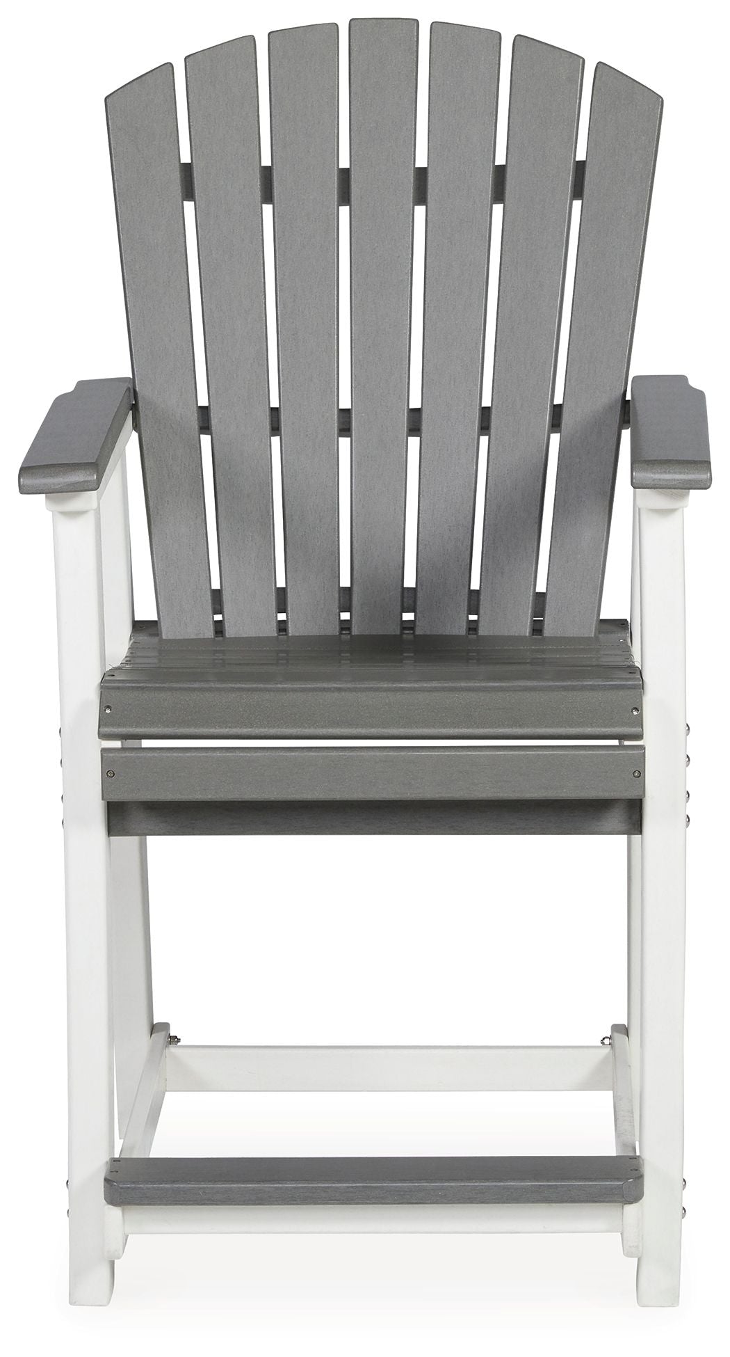 Transville - Barstool (Set of 2) - Gray / White - Hornell Furniture Outlet