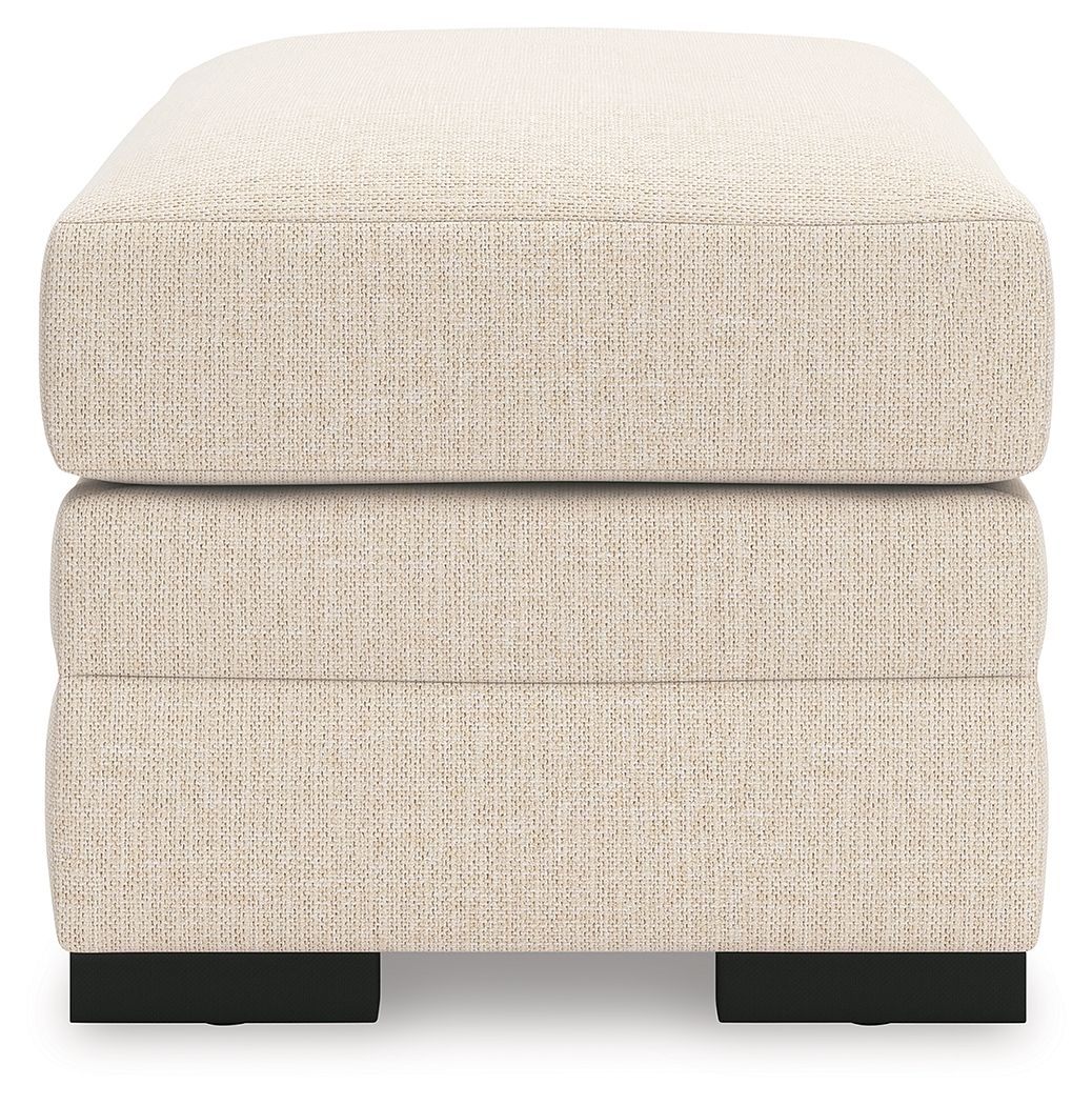 Lango - Jute - Ottoman - Hornell Furniture Outlet