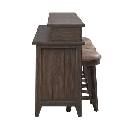 Paradise Valley - 4 Piece Living Room Set - Dark Brown - Hornell Furniture Outlet