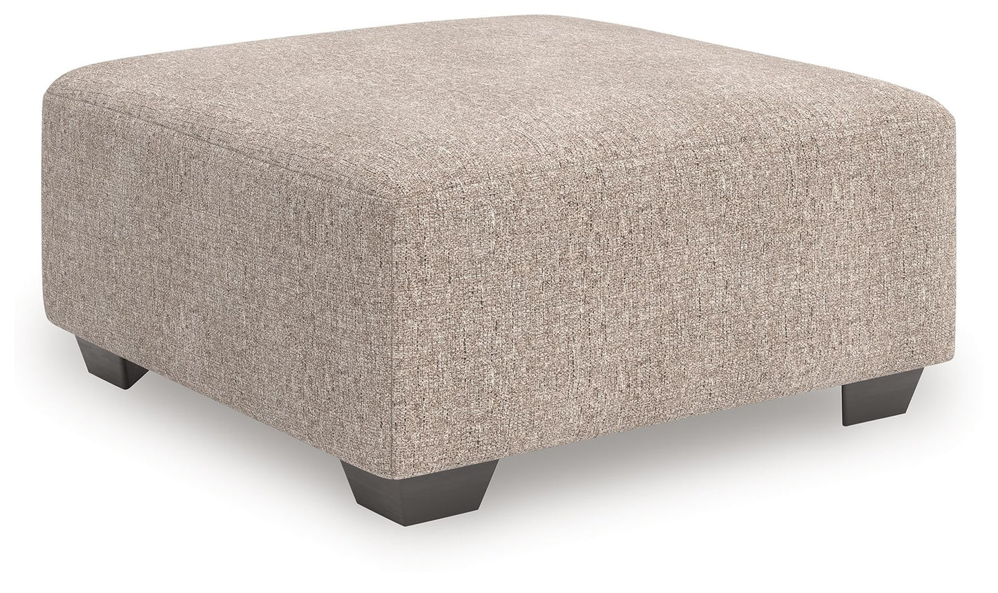 Seyler Lane - Beige - Oversized Accent Ottoman - Hornell Furniture Outlet