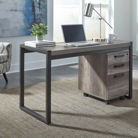 Tanners Creek - Writing Desk - Dark Gray - Hornell Furniture Outlet