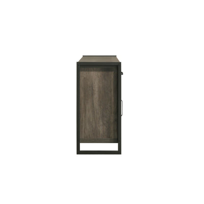 Fireplace TV Consoles - 686 78" Console With Fire FTS - Brown - Hornell Furniture Outlet