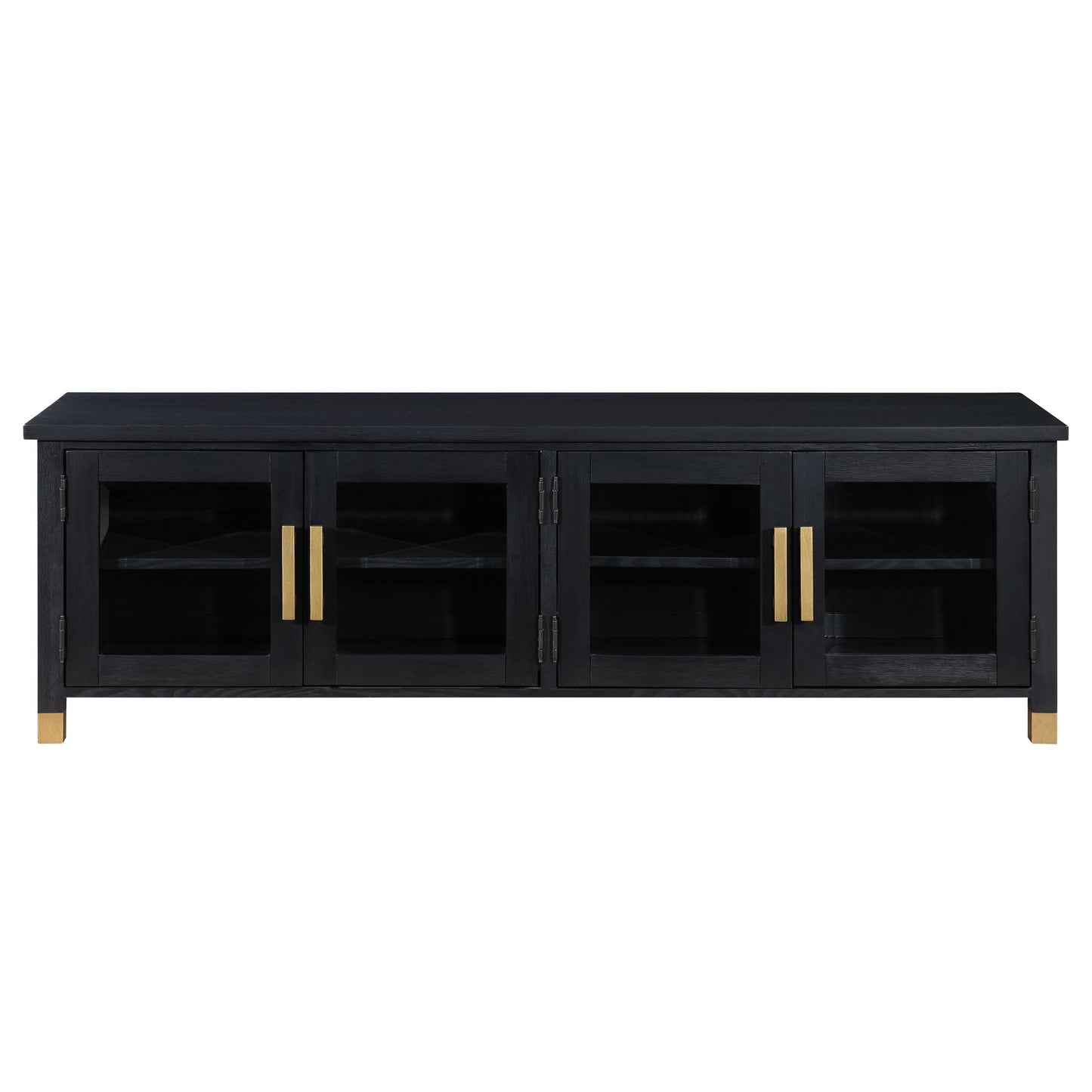Yves - TV Stand - Black - Hornell Furniture Outlet