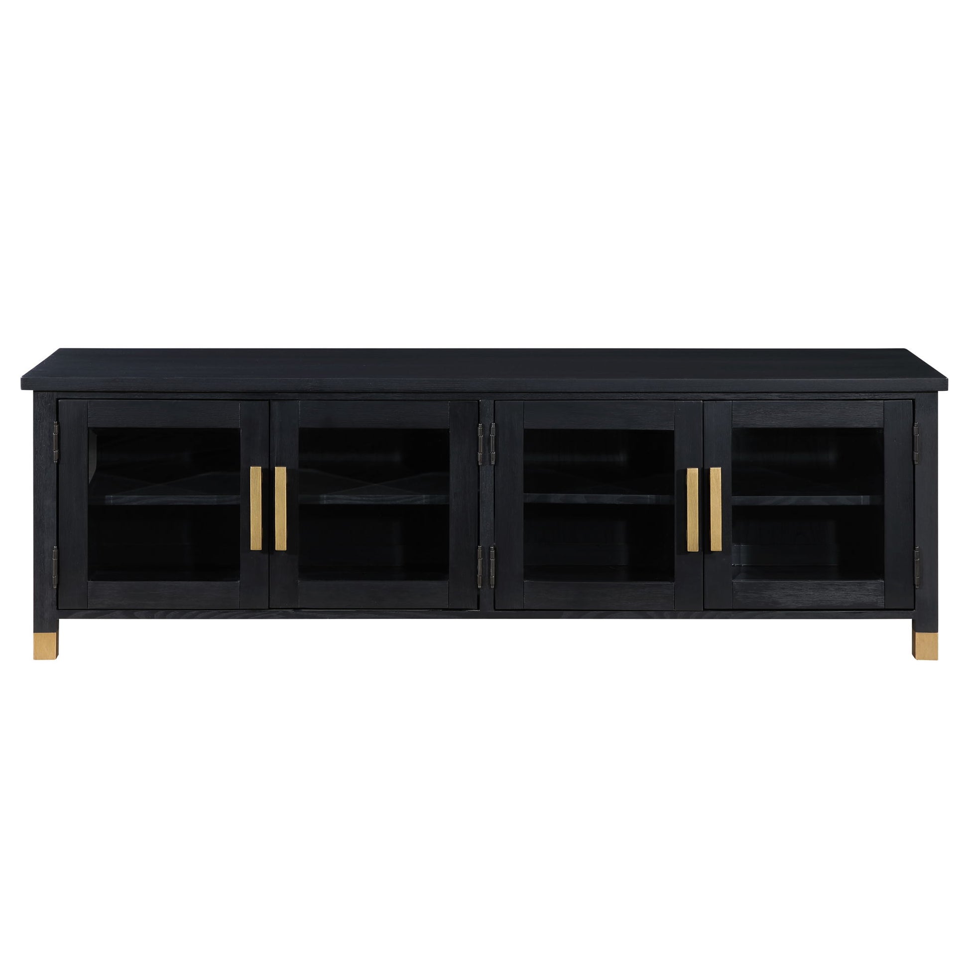 Yves - TV Stand - Black - Hornell Furniture Outlet