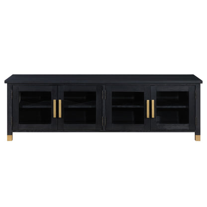Yves - TV Stand - Black - Hornell Furniture Outlet