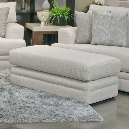 Zeller - Ottoman - Cream - Hornell Furniture Outlet
