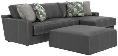 Minori - Italian Leather Sofa / Chaise And Cocktail Ottoman - Hornell Furniture Outlet