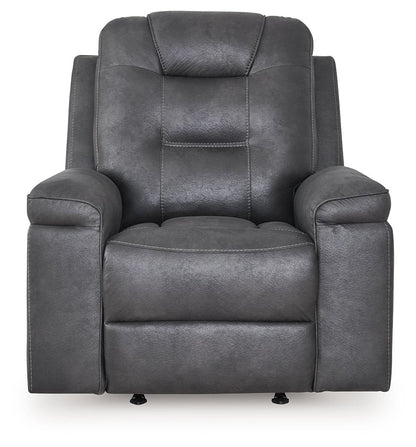 Stockworth - Granite - Rocker Recliner - Hornell Furniture Outlet