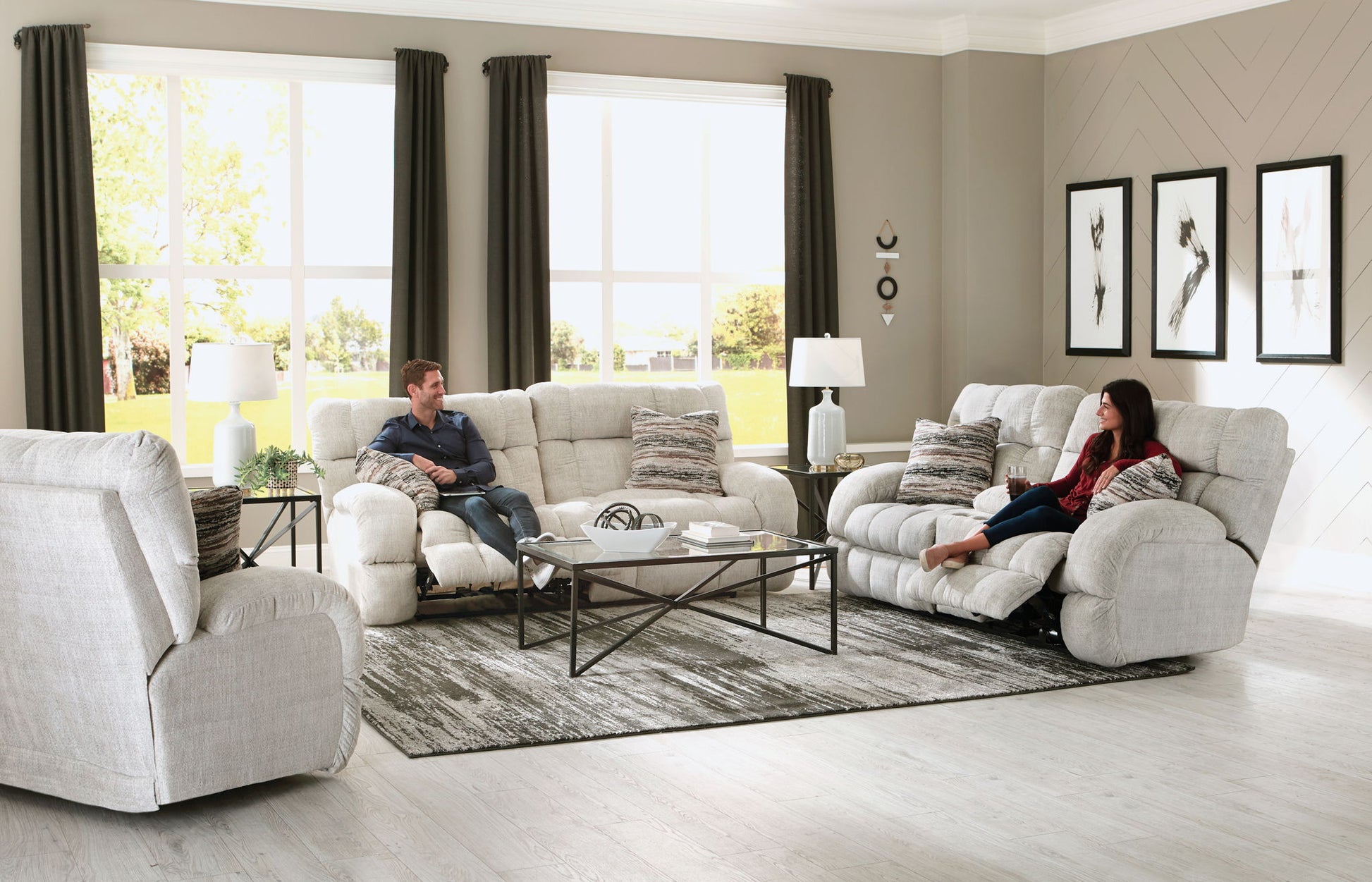 Ashland - Lay Flat Reclining Sofa - Hornell Furniture Outlet