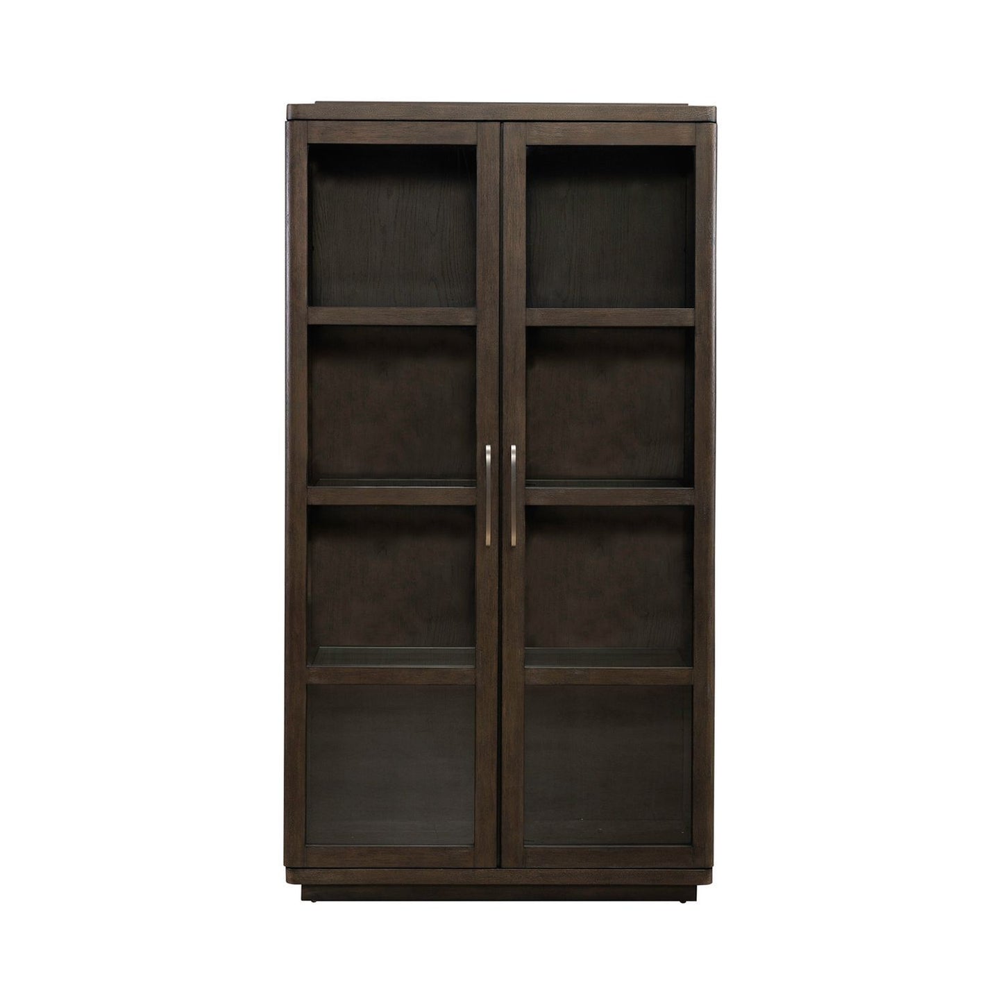 Cascade Falls - Display Cabinet - Satin Espresso - Hornell Furniture Outlet