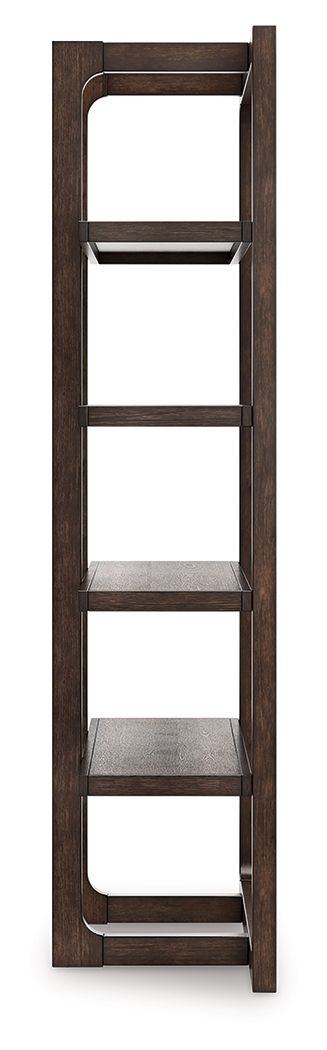 Breckington - Dark Brown - Bookcase - Hornell Furniture Outlet