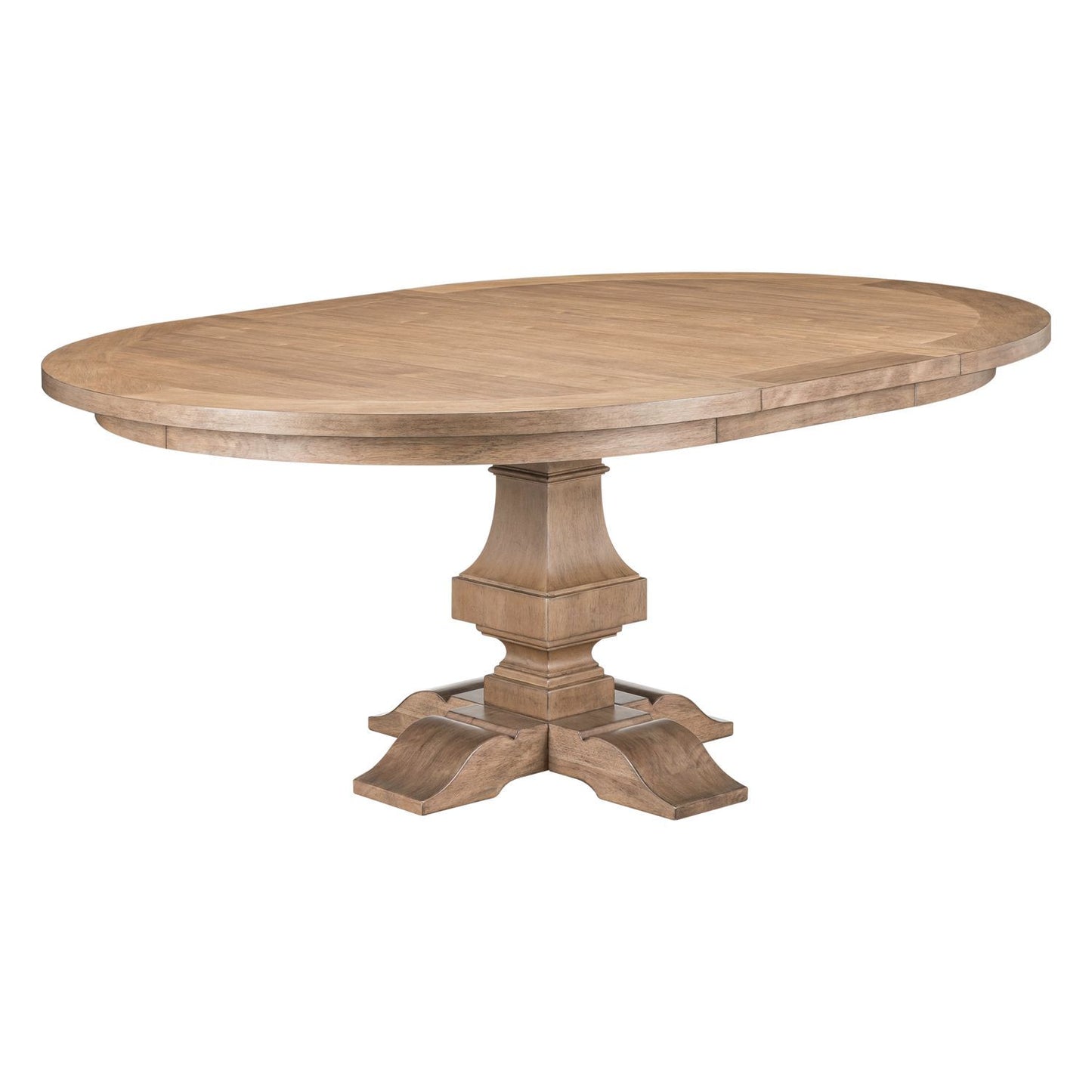 Haven Hills - Pedestal Table Set - Camel Beige - Hornell Furniture Outlet