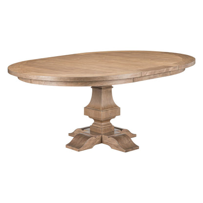 Haven Hills - Pedestal Table Set - Camel Beige - Hornell Furniture Outlet