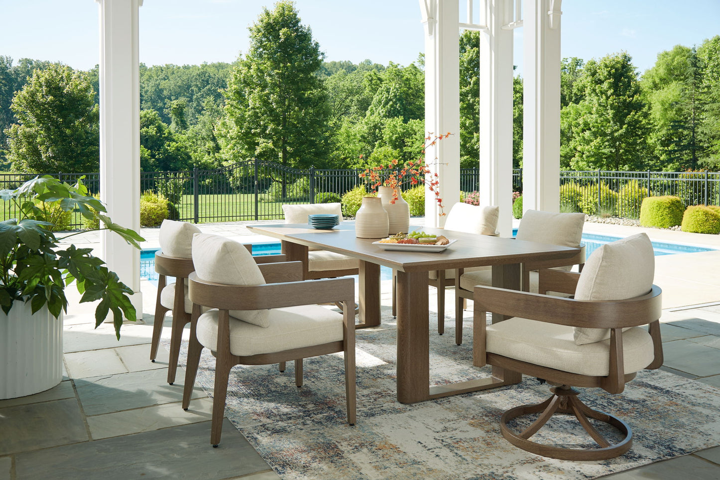 Serene Bay - Outdoor Dining Set - Hornell Furniture Outlet