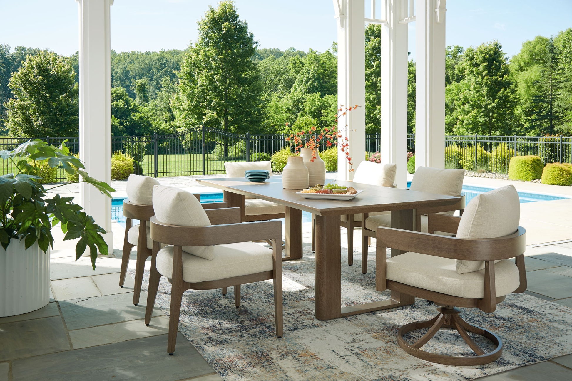 Serene Bay - Outdoor Dining Set - Hornell Furniture Outlet