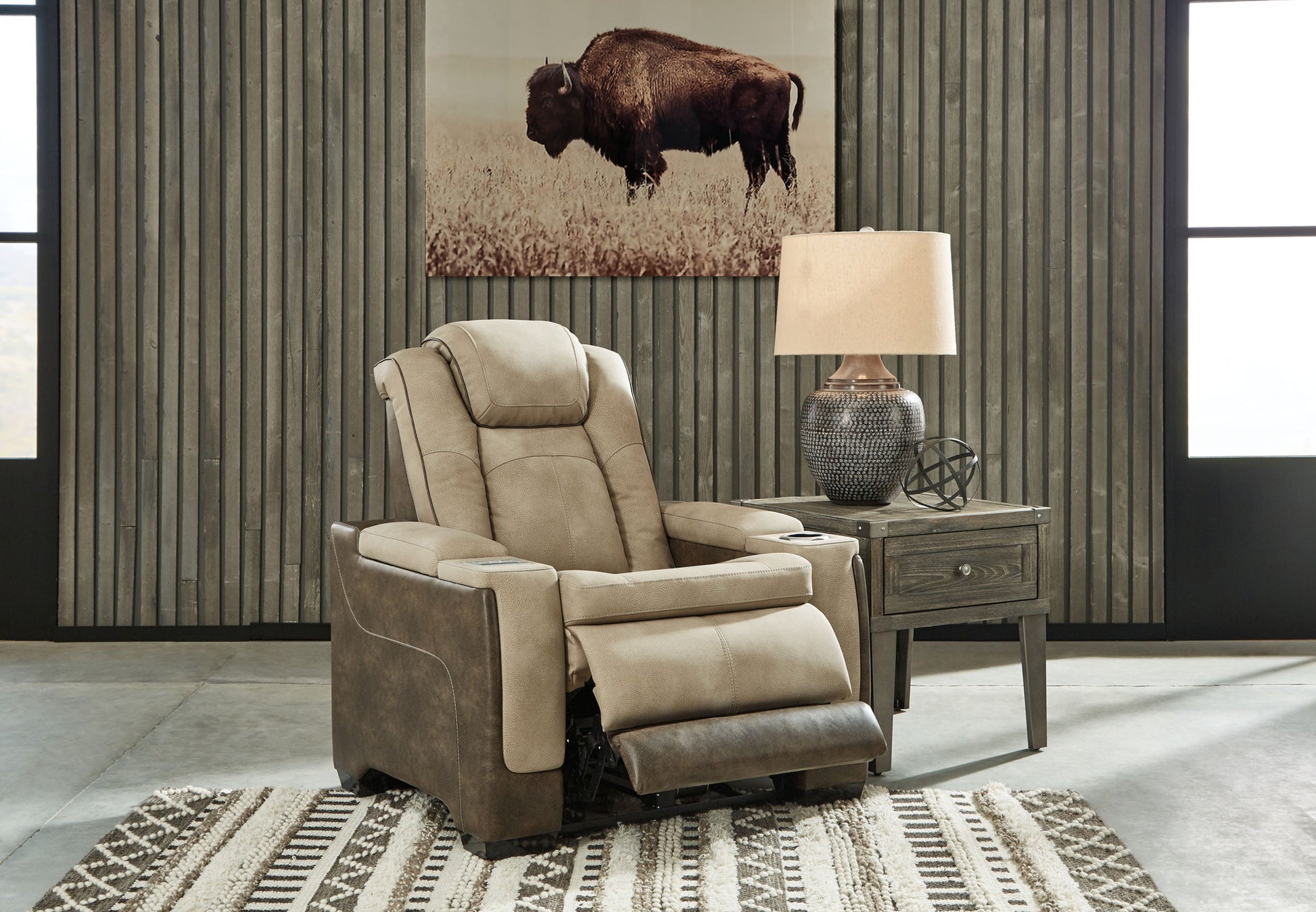 Next - gen Durapella - Pwr Recliner/Adj Headrest - Hornell Furniture Outlet