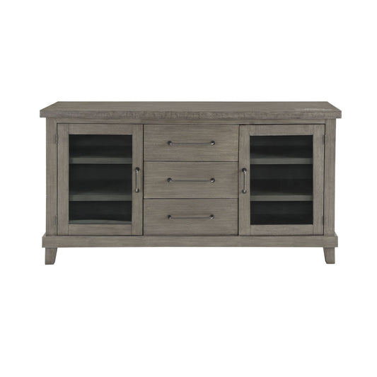 Mila - Server - Dark Gray - Hornell Furniture Outlet